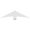 Ekena Millwork Alberta Architectural Grade PVC Gable Bracket, 60"W x 15"H x 4"D x 6"F, 6/12 Pitch GBP060X15X0406ALB00 - alternate 2